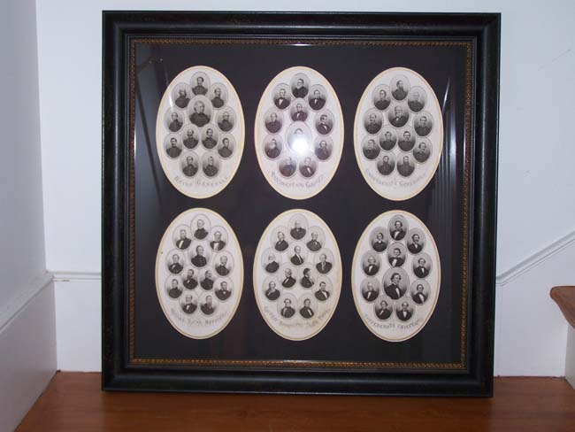 A Framed Grouping of the Leading Military and Civilian Leaders of the Civil War published in 1866 — image 2